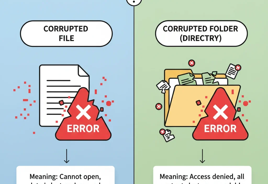 The File or Directory Is Corrupted and Unreadable