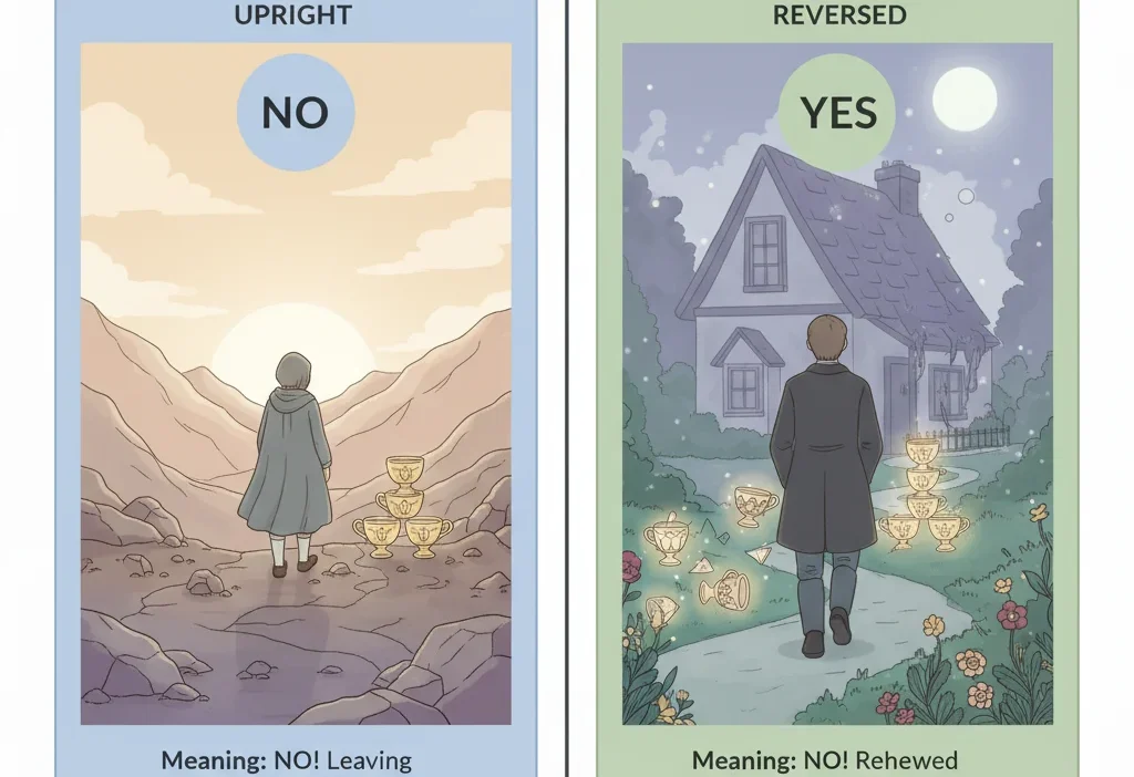 Eight of Cups Yes or No: Meaning,