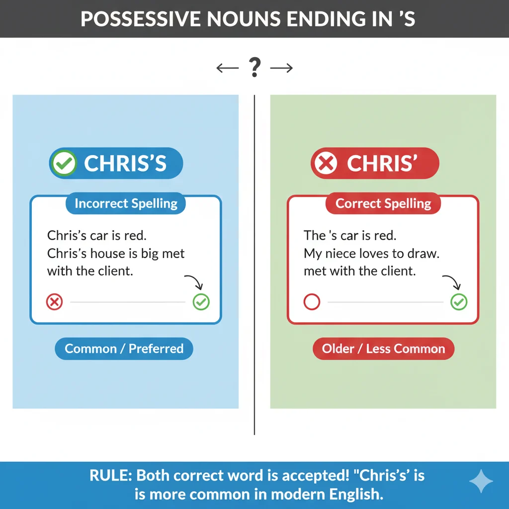 Chris’ or Chris’s