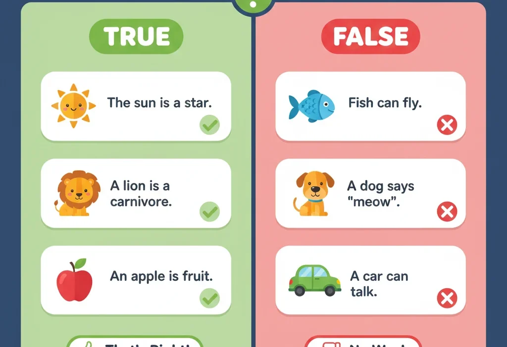 True or False Questions for Kids