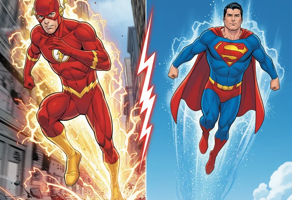 Who Is Faster: Flash or Superman