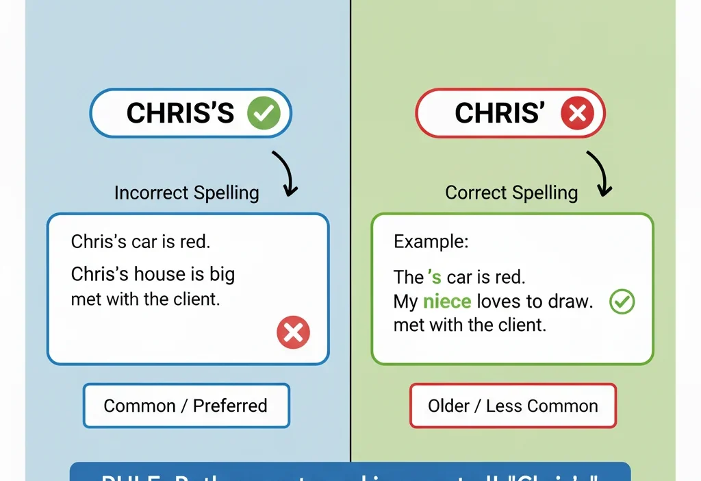 Chris’ or Chris’s