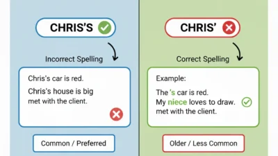 Chris’ or Chris’s