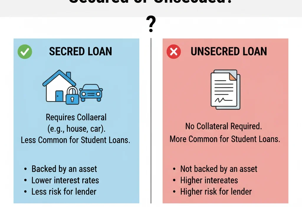 is a student loan secured or unsecured