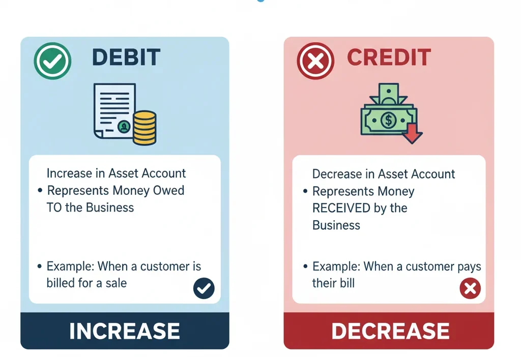 Accounts Receivable Debit or Credit