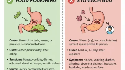 Food Poisoning or Stomach Bug: