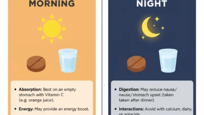 Best Time to Take Iron Tablets