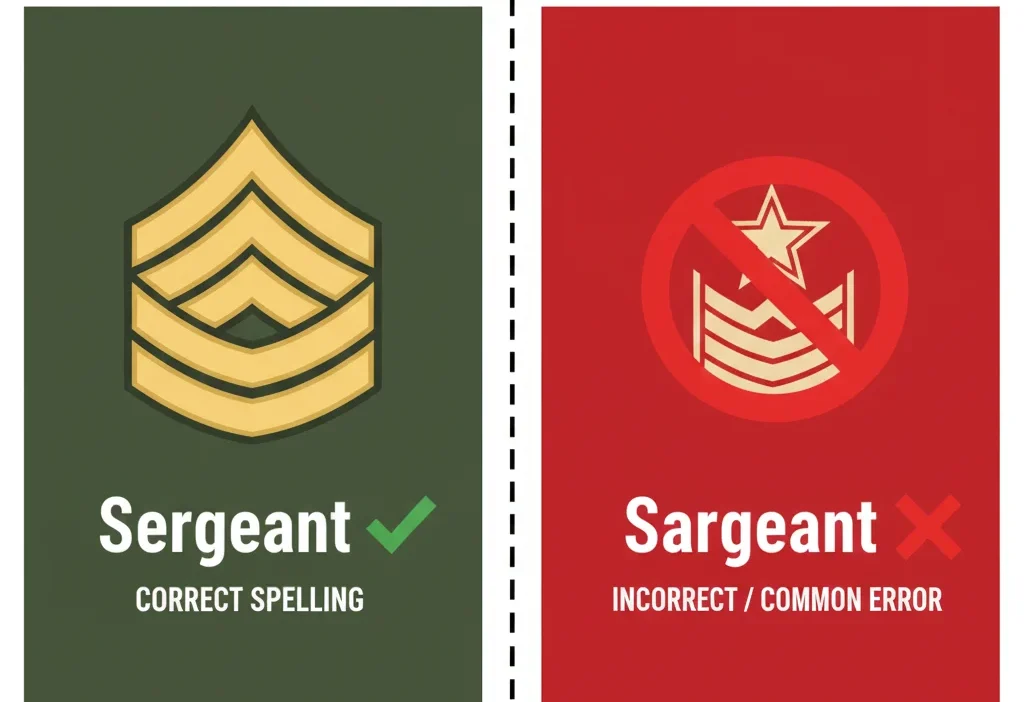 Sergeant or Sargeant