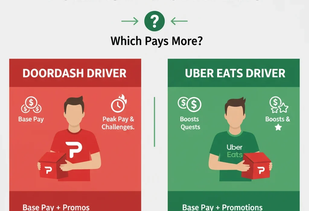Does DoorDash or Uber Eats Pay More?