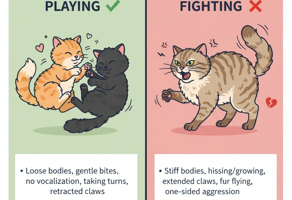 How to Tell If Cats Are Playing or Fighting