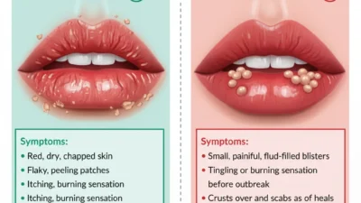 Eczema on Lips or Cold Sore