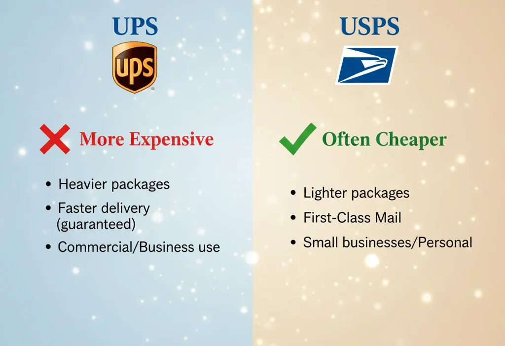 Is It Cheaper to Ship UPS or USPS