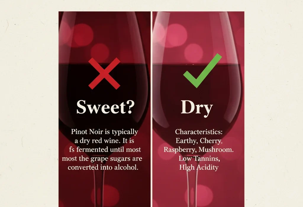Pinot Noir Sweet or Dry