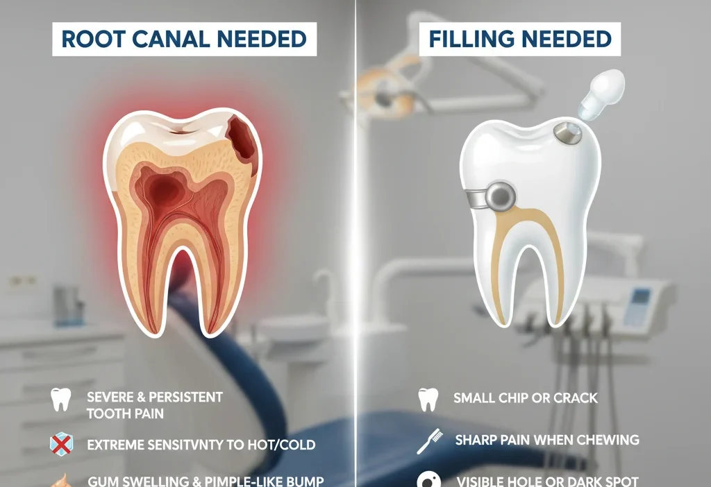 How Do I Know If I Need a Root Canal or a Filling