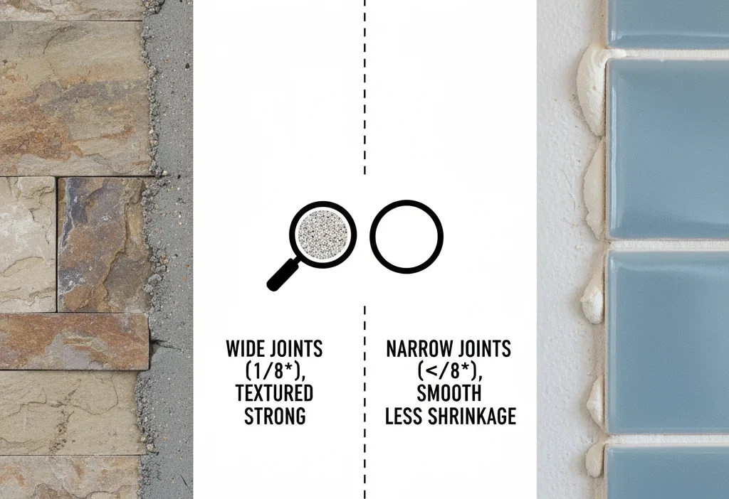 Sanded or Unsanded Grout