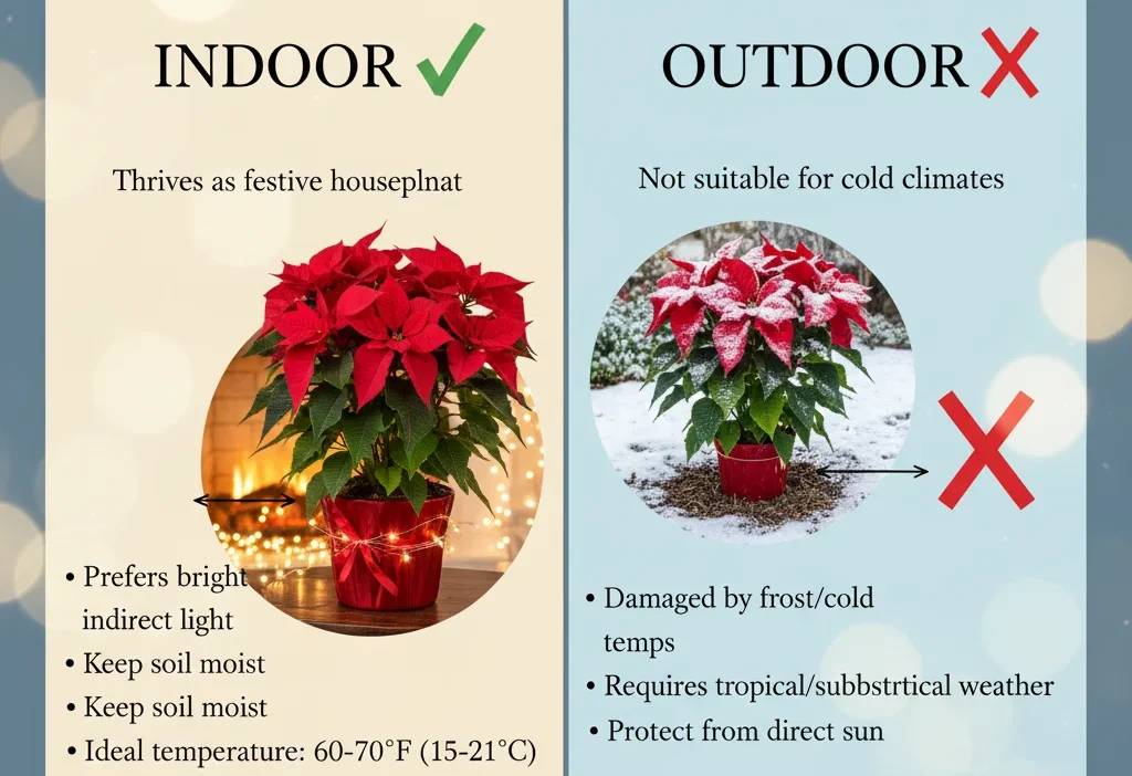 Poinsettia Plant Indoor or Outdoor