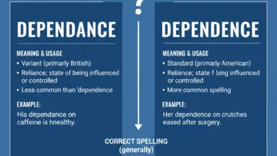 Dependance or Dependence