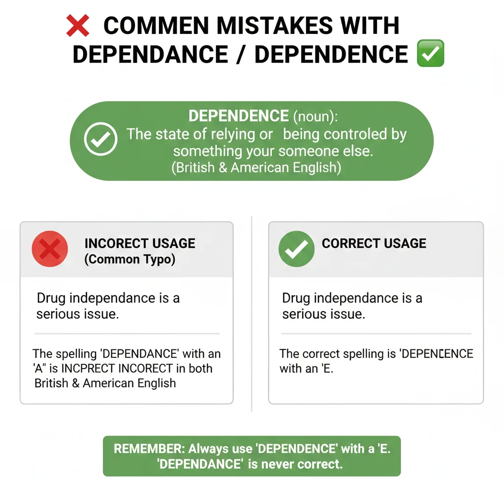 Dependance or Dependence